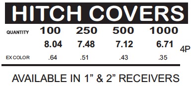hitch covers pricing