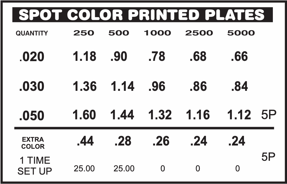spot color print